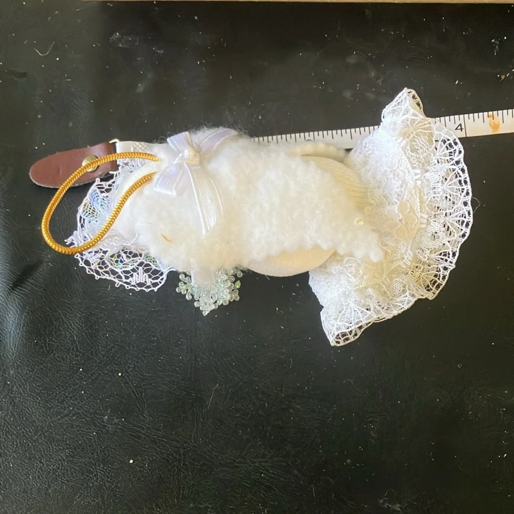Soft angel plush ornament